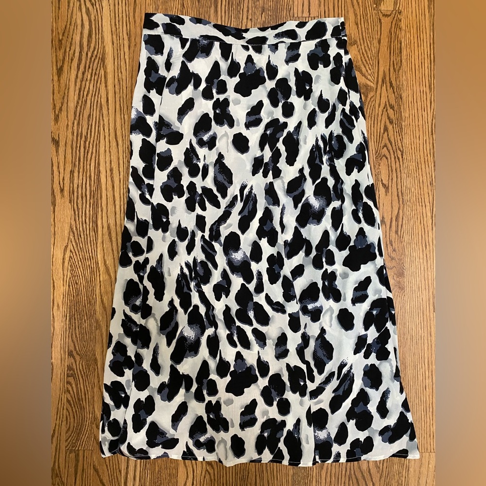 Newchoice Women's Boho Leopard Skirt High Low Split Summer Beach Midi Wrap Skirt